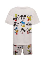 Brand Threads Disney Mickey Mouse Boys BCI Cotton Daywear Set Ages 1-5