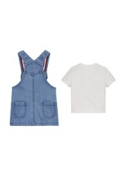 Tommy Hilfiger Baby T-Shirt &  Dungarees Set