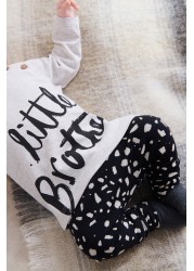 Little Brother Baby T-Shirt And Legging Set (0mths-2yrs)