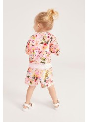 Baker by Ted Baker Floral Sweatshirt and Shorts Set