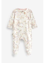 Baker by Ted Baker White Floral Sleepsuit