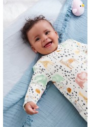 Fleece Lined Baby Sleepsuit (0mths-2yrs)