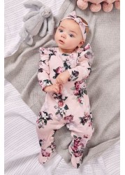 Lipsy Baby Babygrow And Headband