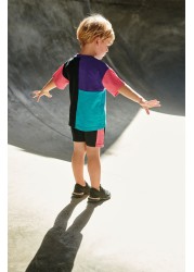 Oversized Colourblock T-Shirt and Short Set (3mths-7yrs)