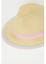 Lipsy Straw Fedora Hat Older