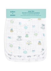 Aden + Anais White Cotton Muslin Now + 3 Pack زن سناب صدريات