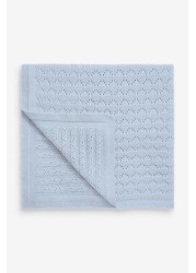 Pointelle Baby Blanket