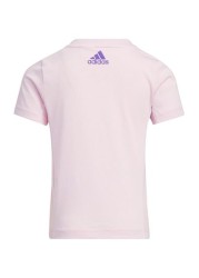 adidas Little Kids White Sportswear Tech T-Shirt