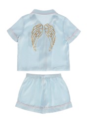 Angels Face Rihanna Blue Short Pyjamas