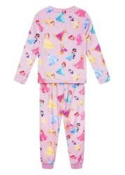 Brand Threads Disney Princesses Girls Divine Fleece Pyjama