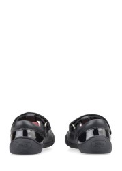 Start-Rite Dance Black Leather/Patent Smart First Steps Shoes