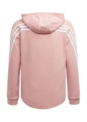 adidas 3 Stripe Zip Through Hoodie