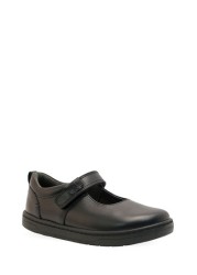 Start-Rite Mystery Black Leather Riptape Shoes