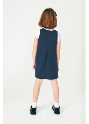 Jersey Bow School Pinafore (3-14yrs)