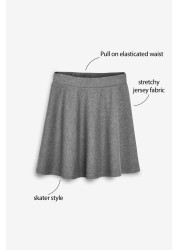 Jersey Pull-On Waist School Skater Skirt (3-17yrs)