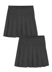 2 Pack Pleat Skirts (3-16yrs) Slim Fit