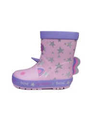 ToeZone Pink Unicorn Wellies