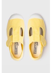 Trotters London Yellow Champ Canvas Shoes