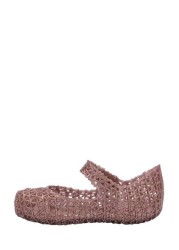 Mini Melissa Baby Nude Campana Papel Glitter Pumps