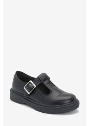 School Chunky Sole T-Bar Shoes