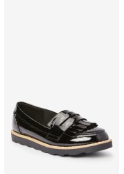 School Tassel Loafers Wide Fit (G)