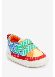 Little Bird Baby Rainbow Patchwork Pram Shoes