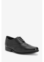 School Leather Oxford Brogues