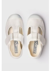 Trotters London White Champ Canvas Shoes