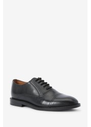 Leather Oxford Toe Cap Shoes