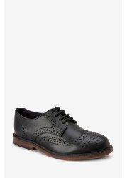 Leather Brogues Wide Fit (G)