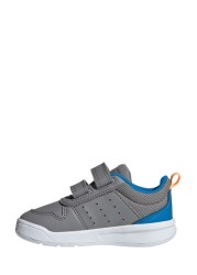 adidas Tensaur Infant Grey Strap Trainers