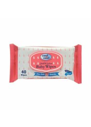 Cool & Cool Ultra Soft & Gentle Baby Wipes 40 Pieces x3