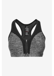 Next Active Sports High Impact Zip Front Bra