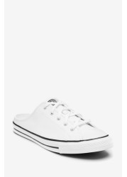 Converse White Dainty Mules