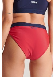 Superdry Sport Red Bikini Briefs