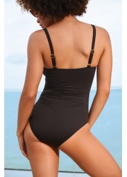 Bandeau Tummy Control Swimsuit Petite