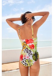 Bandeau Tummy Control Swimsuit Petite