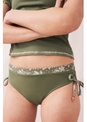 White Stuff Green Ruby Sunbather Swim Bottoms