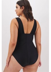 Simply Be Black Magisculpt Lose Up To An Inch Swimsuit