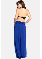 HotSquash Blue Roll Top Maxi Skirt