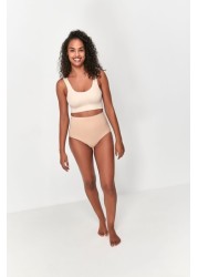 Anya Madsen Nude Bonded Crop Top