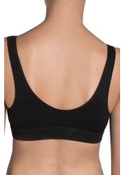 Sloggi Black Double Comfort Top Non Wired Bra