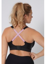 Triumph Black Triaction Hybrid Lite Padded Sports Bra