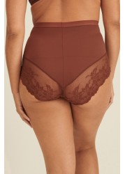 Tummy Control Shaping Lace Back Knickers 2 Pack