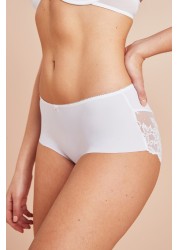 No VPL Lace Back Briefs 3 Pack Midi