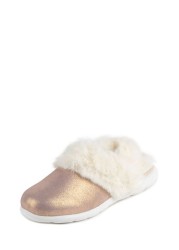 Totes Isotoner Ladies Iso-Flex Real Suede Slingback Slippers