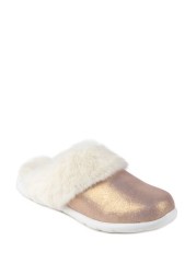 Totes Isotoner Ladies Iso-Flex Real Suede Mule Slippers