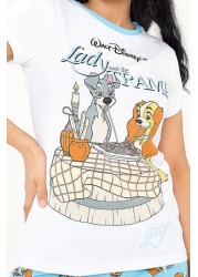 Character Ladies Lady And The Tramp Short Pyjamas