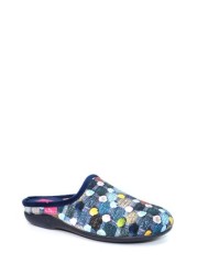 Lunar Blue Mule Slippers