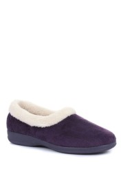 Pavers Purple Ladies Full Slippers